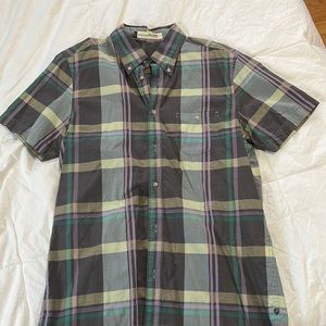 plaid ben sherman button down